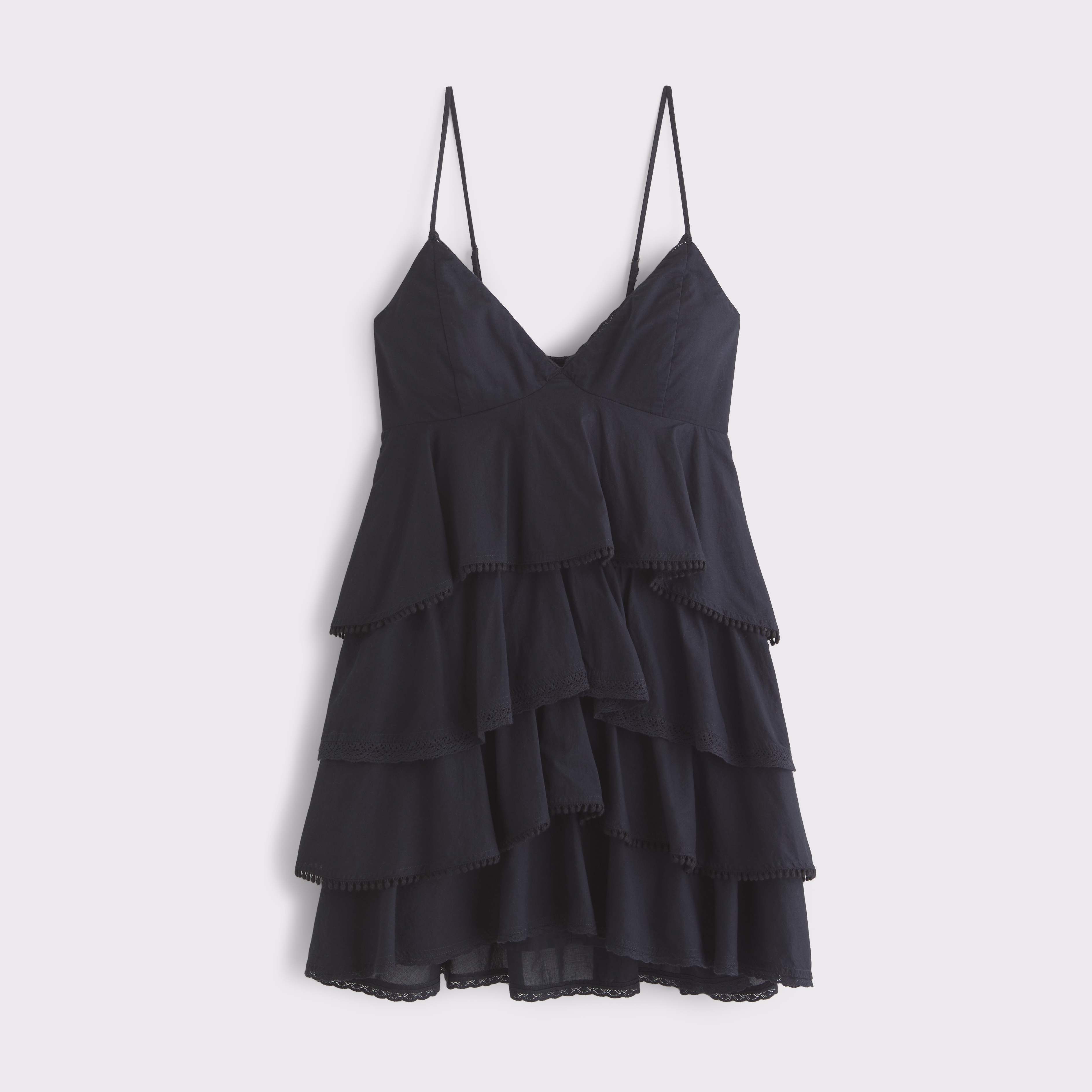 Women's V-Neck Ruffle Tiered Mini Dress | Women's Dresses