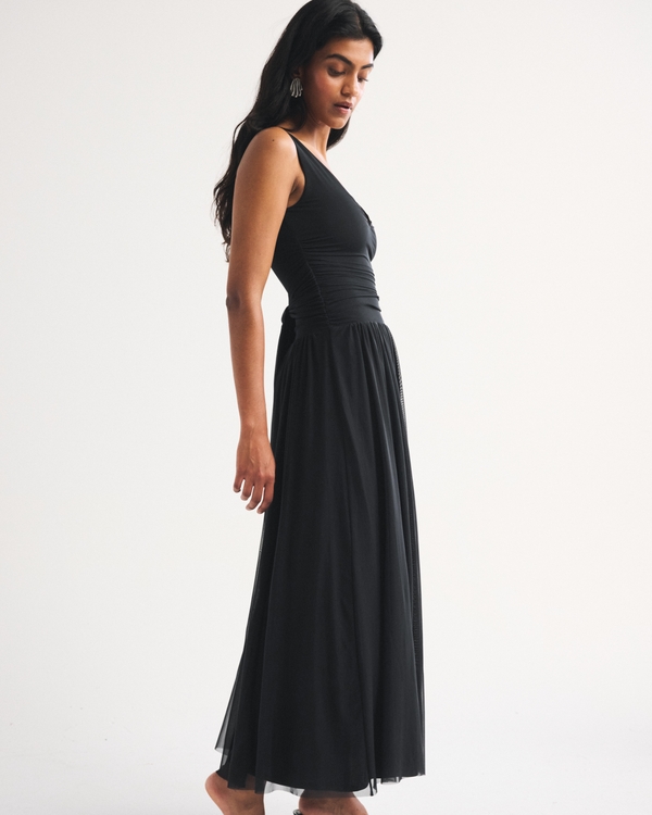 1930s retro dresses Stage Cowl Neck Floral Tulle Midi Slip Dress Green,XL Look fabric that provides Cotton Cashmere Ribbed Long Neckline:BOAT Color:indigo