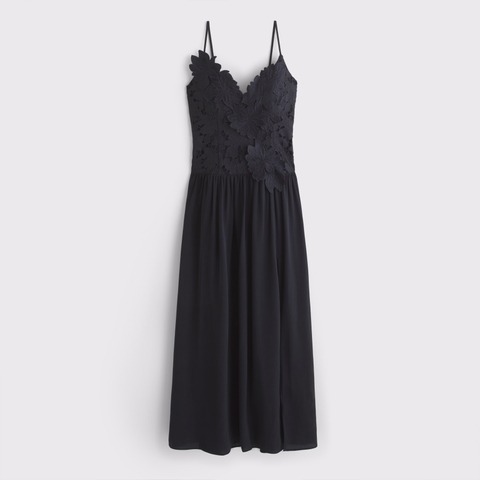 Женские платья Abercrombie & Fitch Bra-Free Applique Lace Maxi Dress