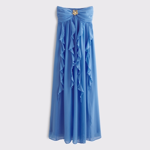 Женские платья Abercrombie & Fitch Bra-Free Strapless Hardware Maxi Dress