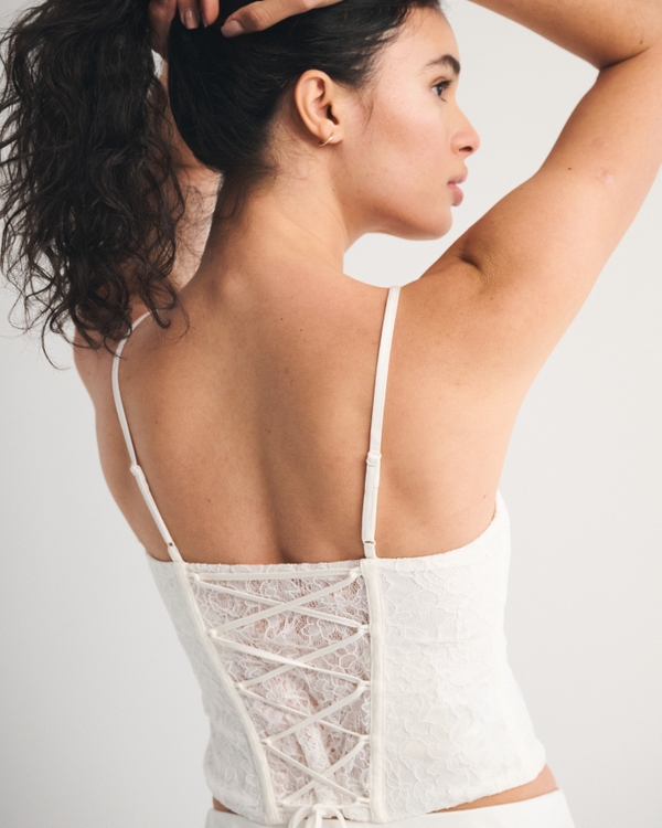 Women's Lace Corset Set Top | Women's Clearance | Abercrombie.com