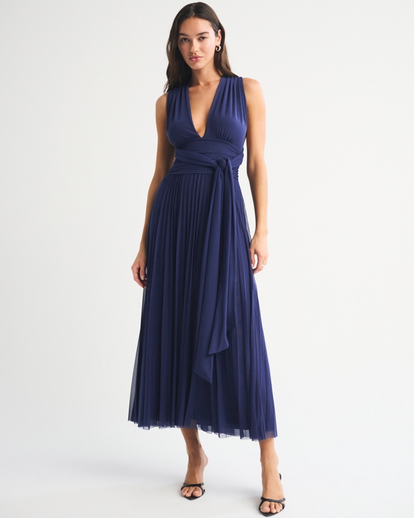 Women's A&F Giselle 5-in-1 Convertible Maxi Dress | Women's Clearance |  Abercrombie.com