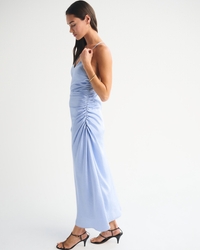 abercrombie low back tiered maxi dress Abercrombie And Fitch Low Back Tiered Maxi Dress Size XL Polka Dot  Sleeveless