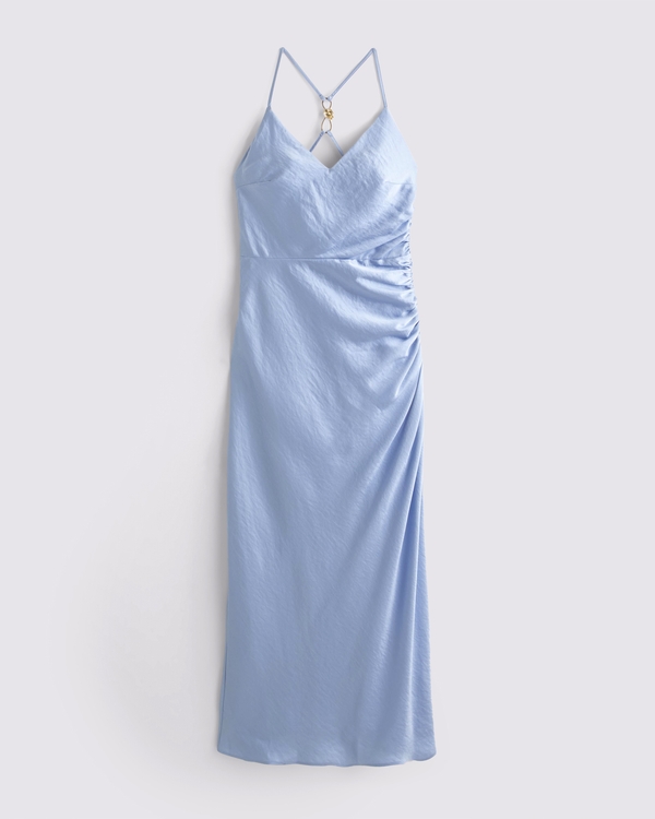 Women's Open-Back Hardware Maxi Dress | Women's Dresses & Jumpsuits |  Abercrombie.com