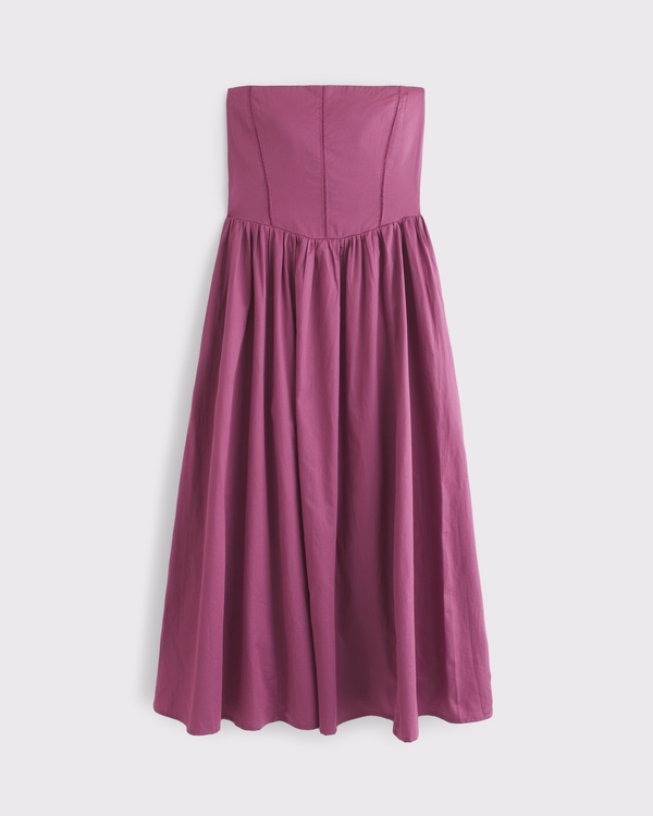 strapless open back dress Off-the-shoulder Lilac Wedding Guest Dresses Cheap Bridal Dresses EWR9 –  SELINADRESS main image 1