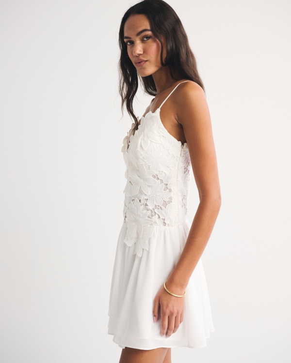 knee length dresses for ladies Lace Bralette Dress Medium main image 1