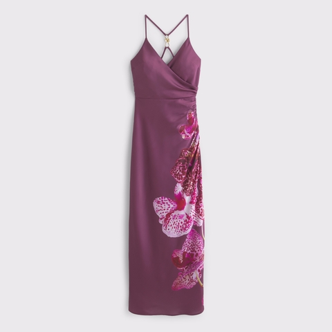 Женские платья Abercrombie & Fitch Open-Back Hardware Maxi Dress