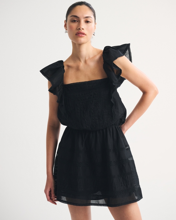 angel sleeve black dress Sheer Accent Maxi Dress W/ Necklace  Angel Apparel