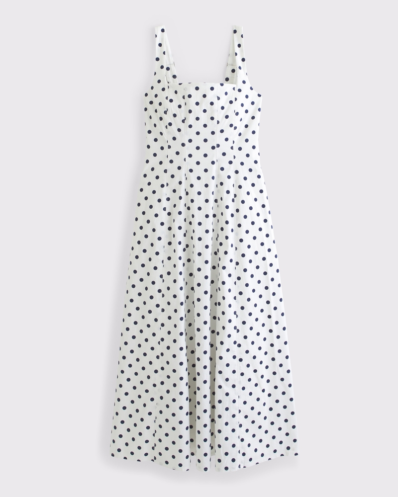 knee length dresses for ladies Scribble Dot Print Stretch Plisse Wrap Dress Black/White / L / R125PO1658 main image 0