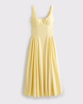 Women's A&F Bra-Free Dylan Midi Dress | Women's Spring Preview | Abercrombie.com