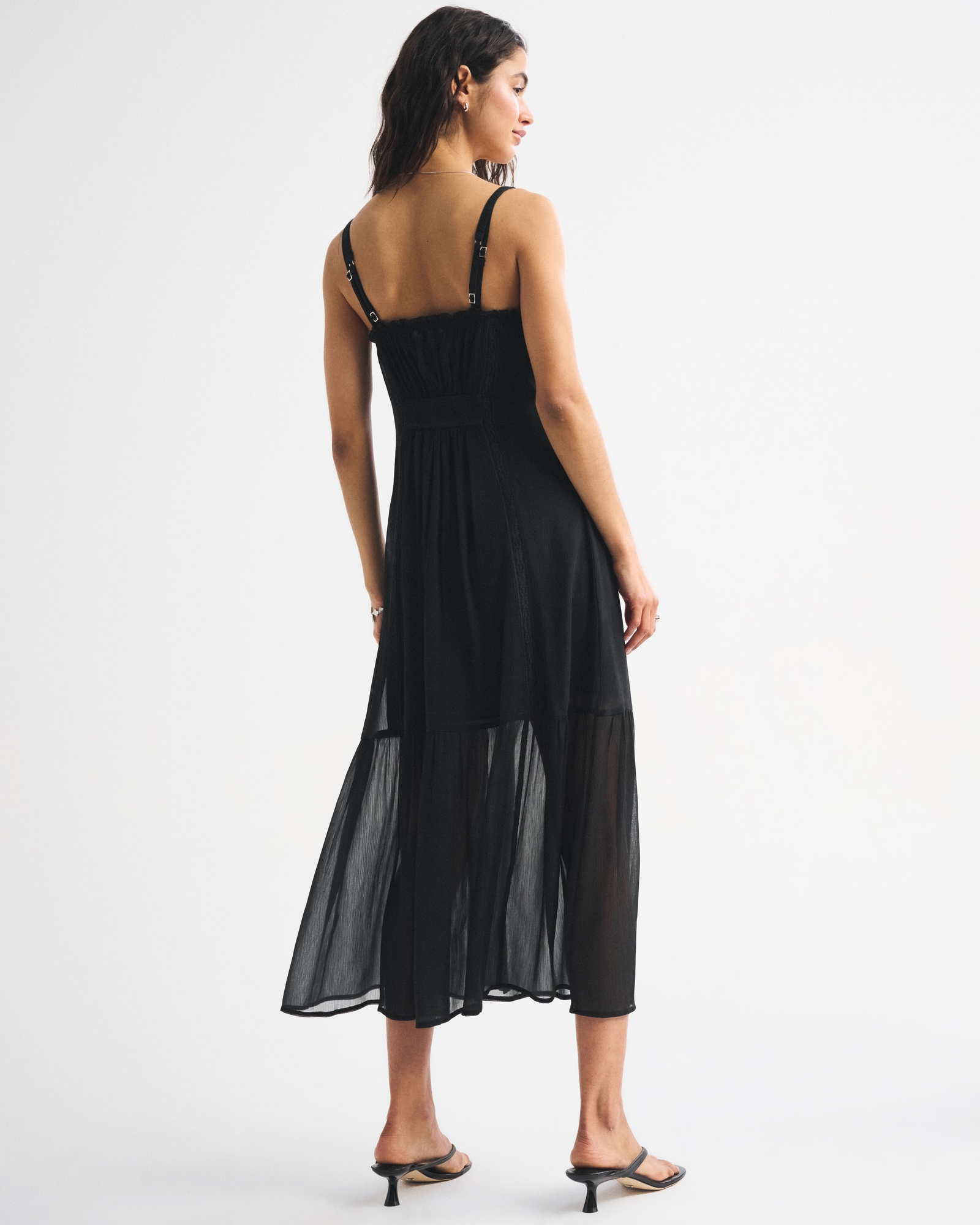Bra-Free Button-Through Duster Midi Dress