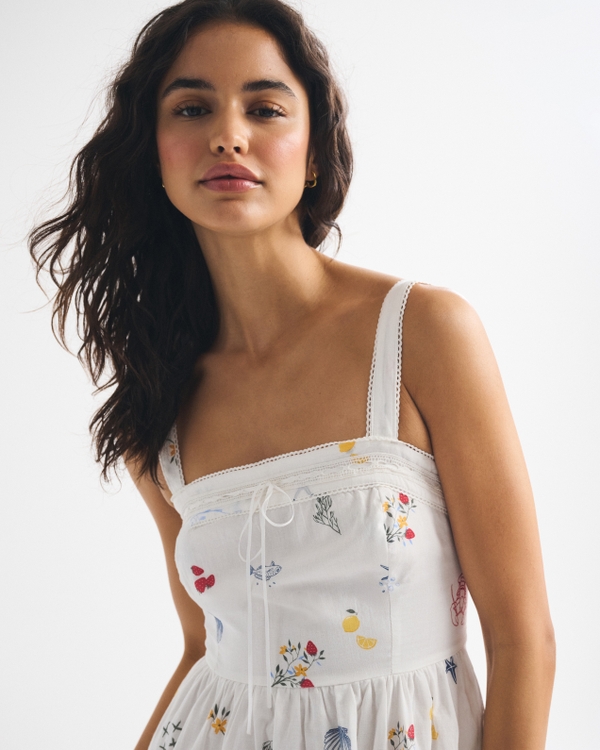 abercrombie emerson dress ashleysspookycastle on LTK Flattering short A&F Emerson Poplin Puff Sleeve