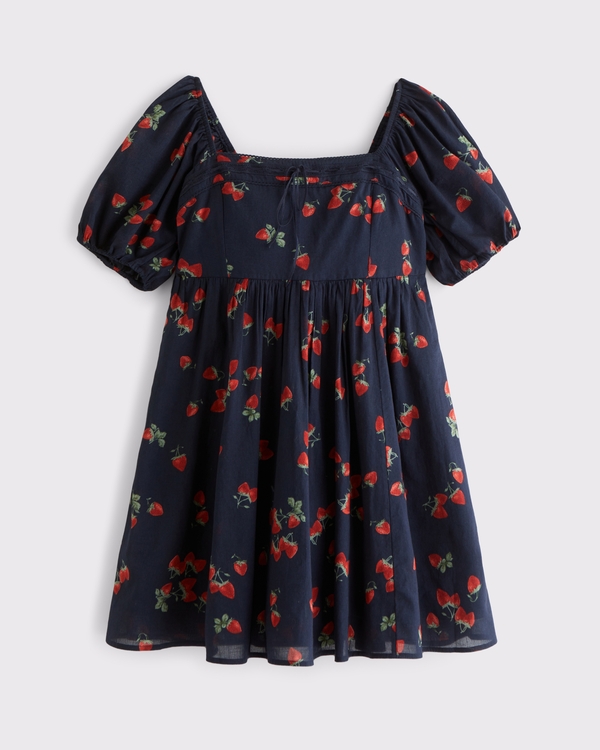 Women's A&F Emerson Puff Sleeve Mini Dress | Women's Dresses & Jumpsuits |  Abercrombie.com