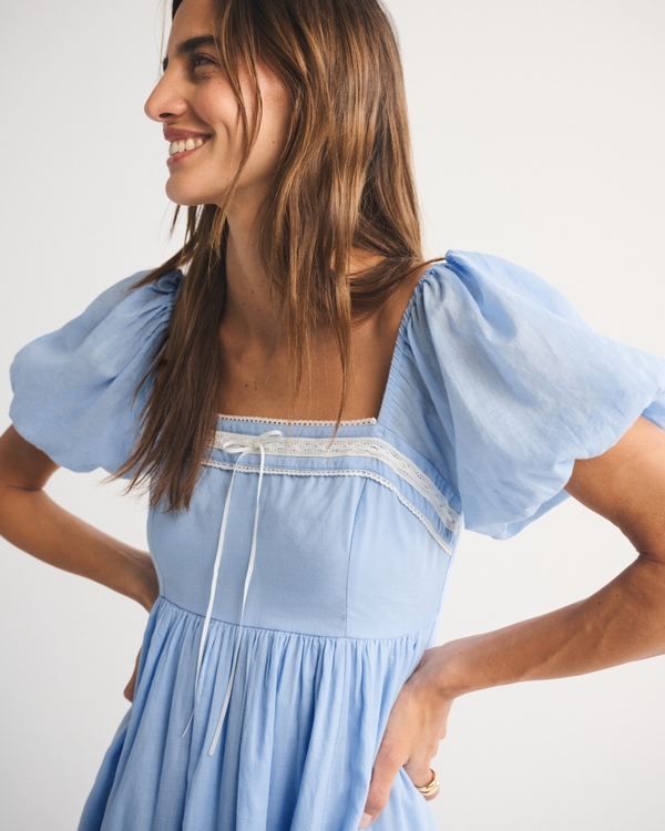 A&F Emerson Puff Sleeve Mini Dress