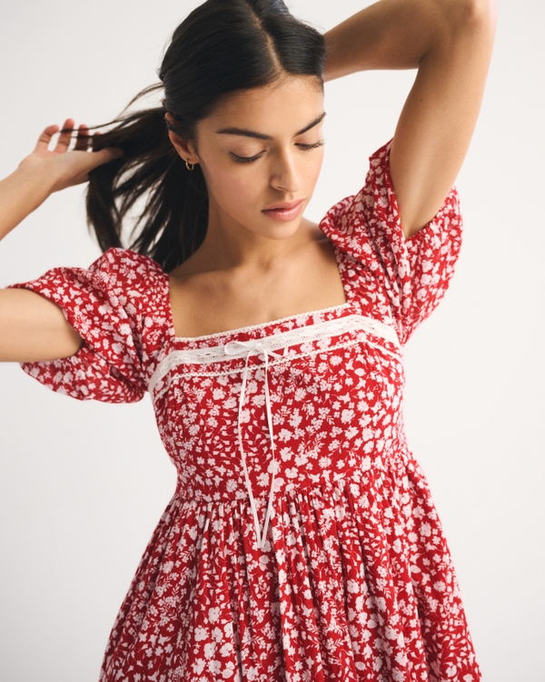 A&F Emerson Puff Sleeve Mini Dress