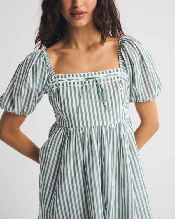 A&F Emerson Puff Sleeve Mini Dress