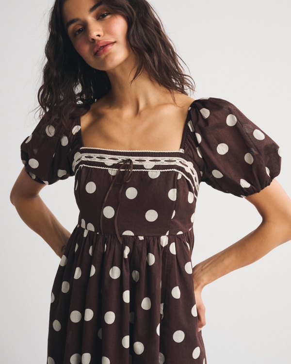 A&F Emerson Puff Sleeve Mini Dress