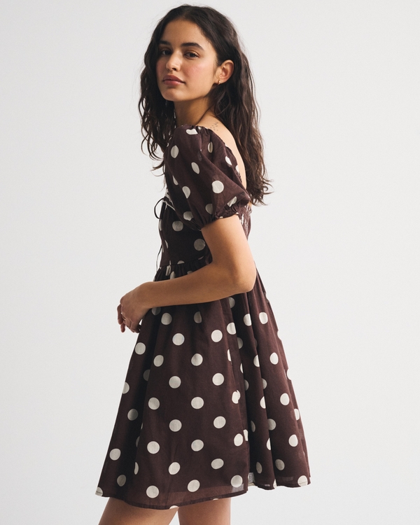 A&F Emerson Puff Sleeve Mini Dress
