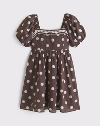 A&F Emerson Puff Sleeve Mini Dress