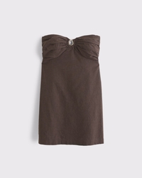 Falda pantalón para usar sin sujetador de mezcla de lino A&F Scarlett