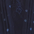 navy polka dot
