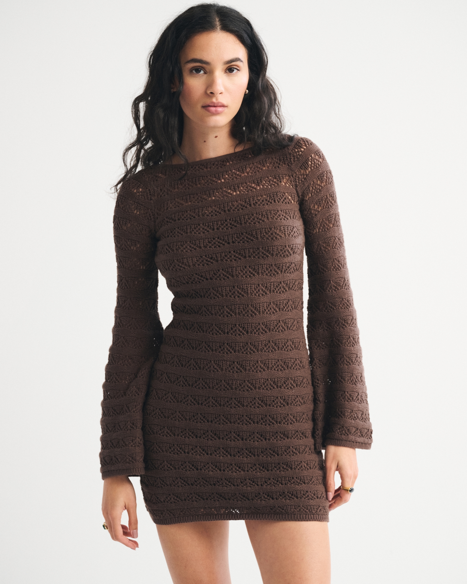 long sleeve sequin homecoming dress La Femme Fashions Dress 29390 Rose Gold / 0