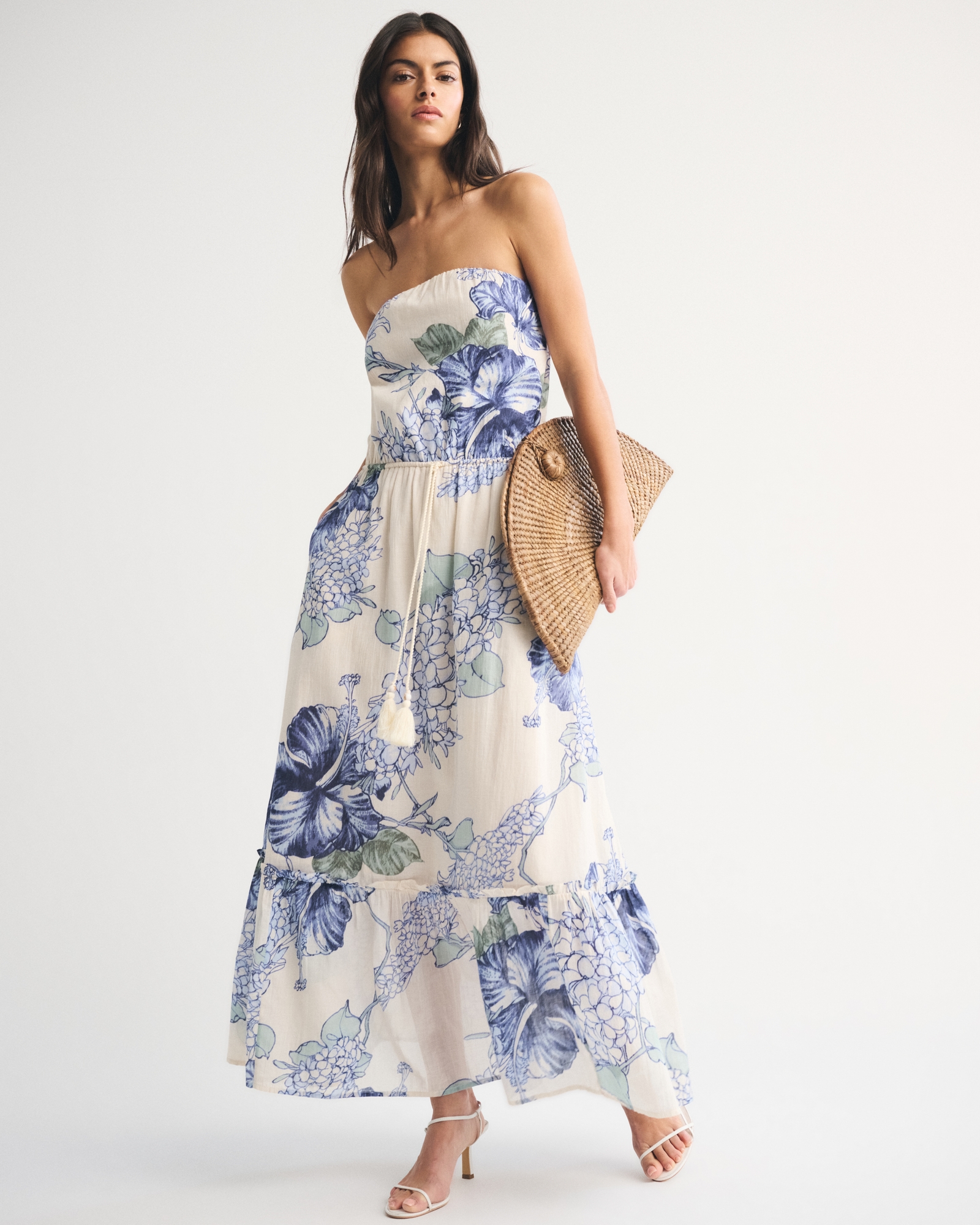 Strapless Easy Waist Maxi Dress