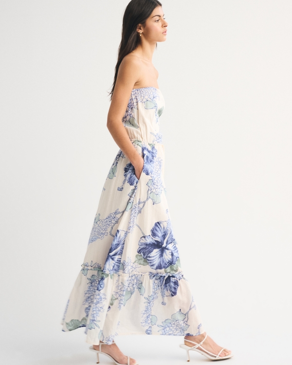 Strapless Easy Waist Maxi Dress