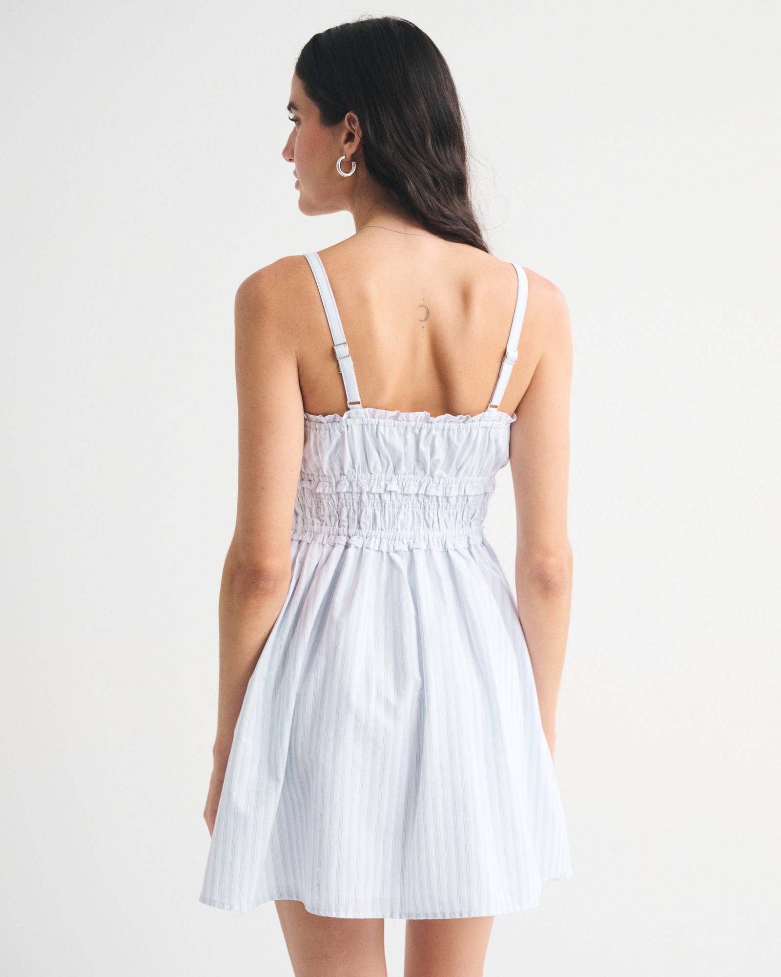 Bra-Free Smocked Waist Mini Dress