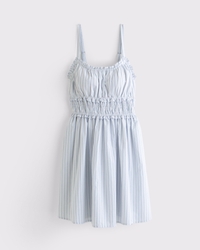 Bra-Free Smocked Waist Mini Dress