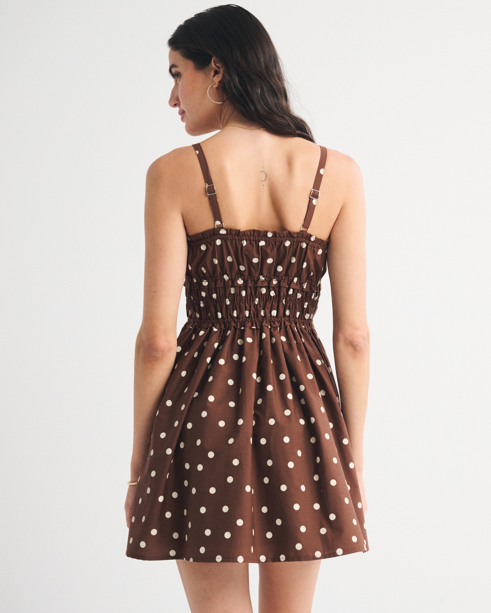 Bra-Free Smocked Waist Mini Dress