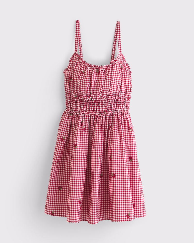 Women's Bra-Free Smocked Waist Mini Dress | Women's Clearance