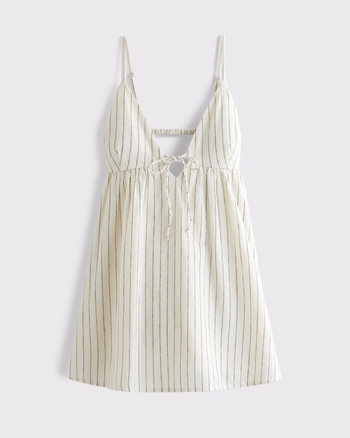 Bra-Free Tie-Front Linen-Blend Skort from Abercrombie & Fitch - $59.99