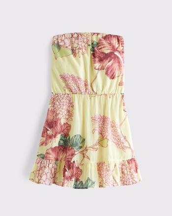 Strapless Easy Waist Mini Dress