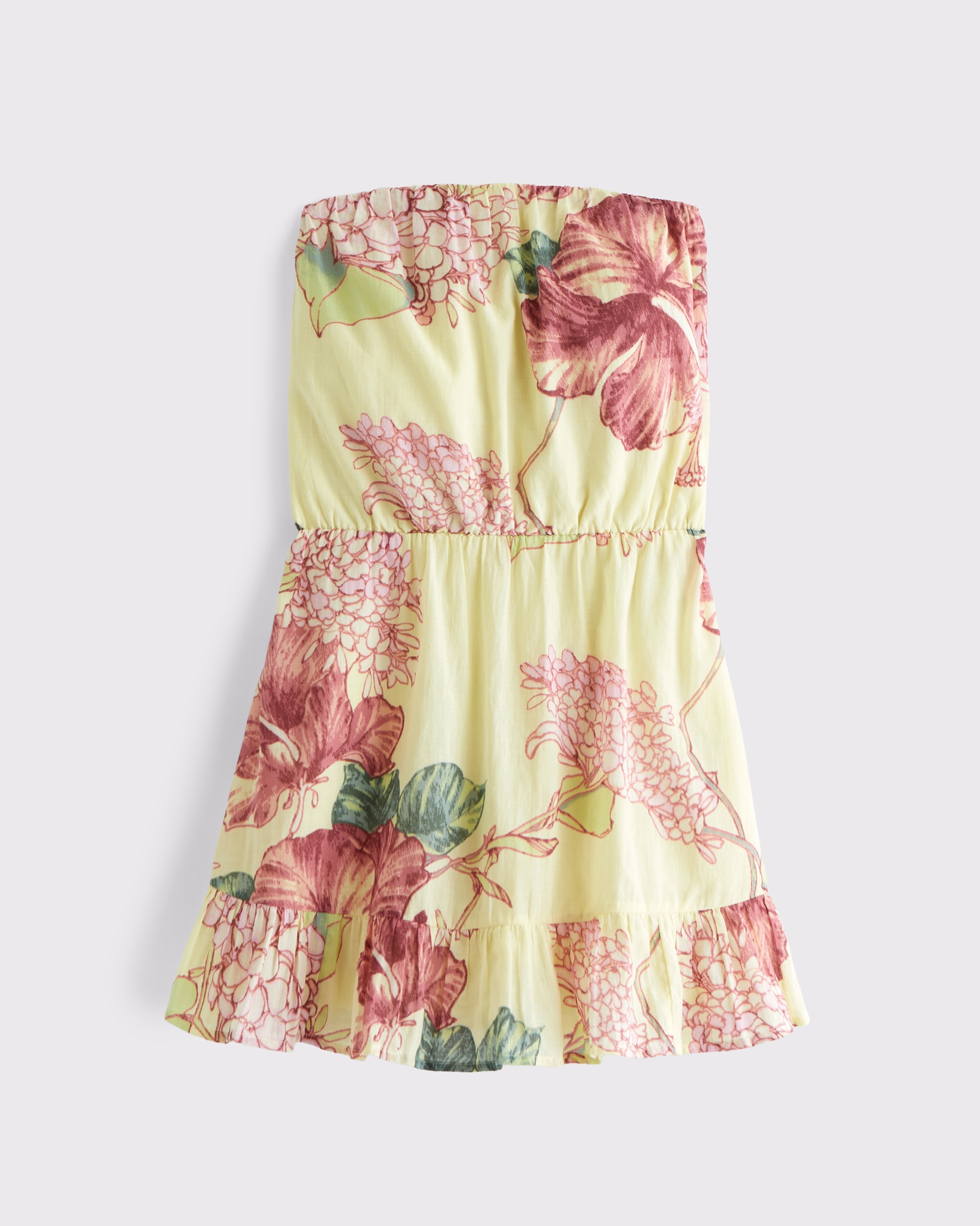 Strapless Easy Waist Mini Dress