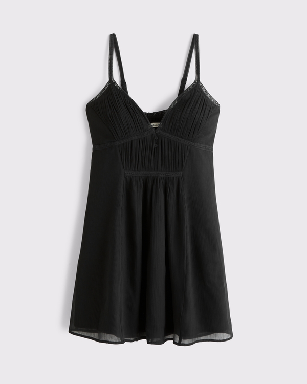 Women's Bra-Free Ruched Mini Dress | Women's Dresses & Jumpsuits |  Abercrombie.com