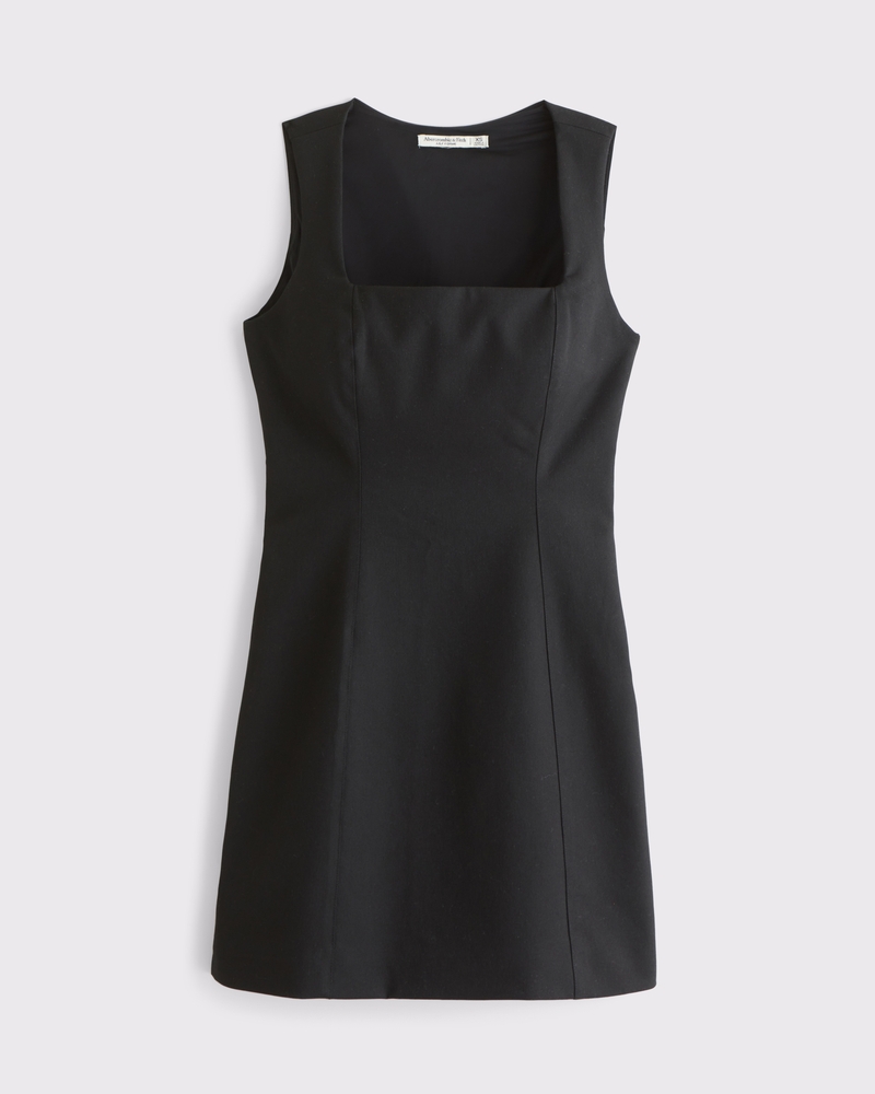 princess polly baby blue dress Women's A&F Forme Squareneck Mini Dress | Women's Dresses & Jumpsuits