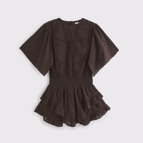 Женские юбки Abercrombie & Fitch Short-Sleeve Easy Waist Ruffle Skort