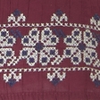 red wine embroidered