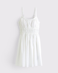 Bra-Free Smocked Waist Mini Dress