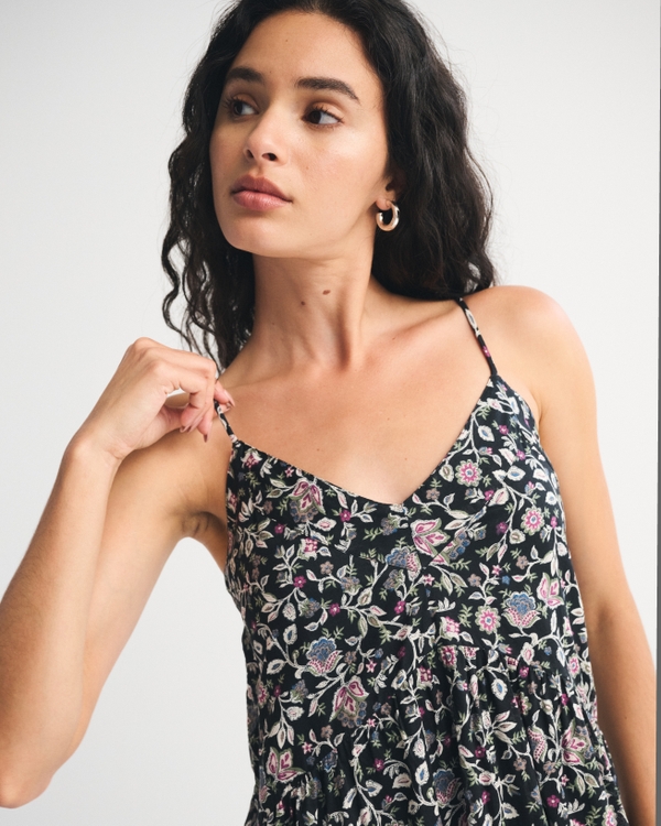 V-Neck Flowy Maxi Dress