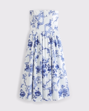 Bra-Free Dipped Waist Midi Dress from Abercrombie & Fitch - $99.99