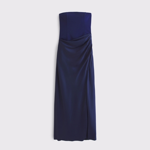 Женские платья Abercrombie & Fitch Bra-Free Strapless Draped Maxi Dress