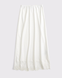 High Rise Satin Maxi Set Skirt