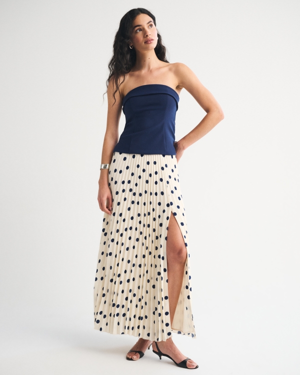 Bra-Free Strapless Set Top, Midnight Blue view 2