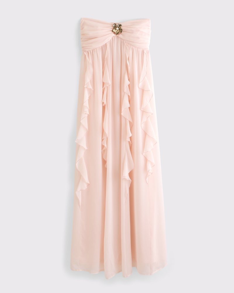 Strapless Hardware Maxi Dress