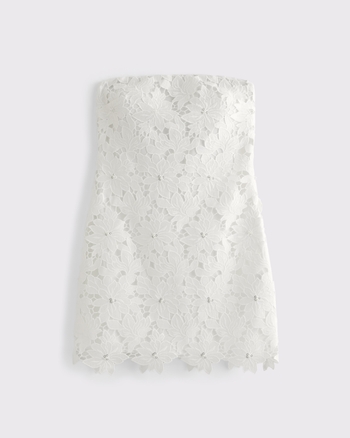 Strapless Lace Skort