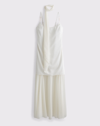 2-in-1 Convertible Hardware Maxi Dress