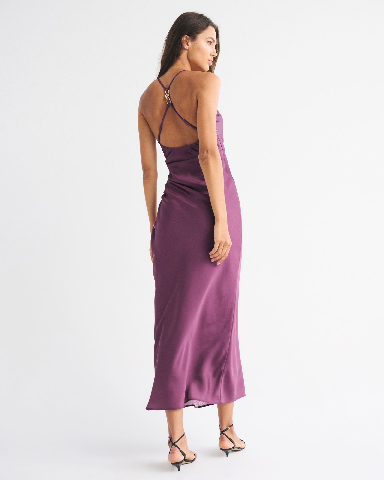 Hardware Wrap Maxi Dress