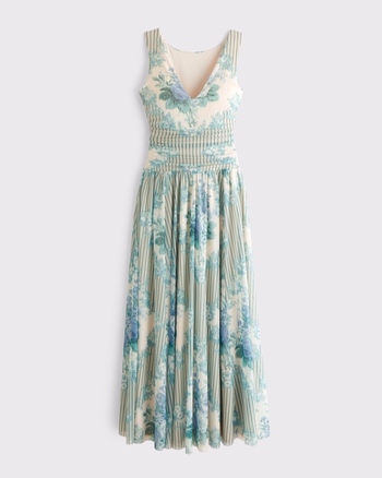 The A&F Convertible Mesh Maxi Dress from Abercrombie & Fitch - $140